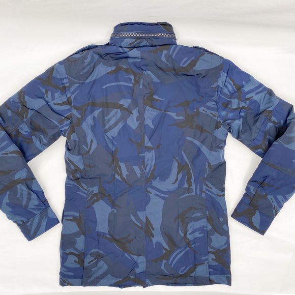 Polo Ralph Lauren Down Filled Blue Camo Field Coat - Picture 11 of 15